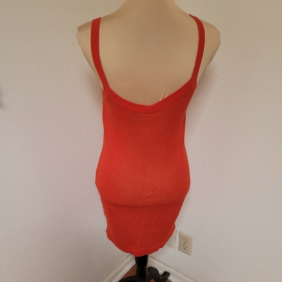 Modcloth Red Rainbow Striped Sweater Dress - Picture 6 of 6